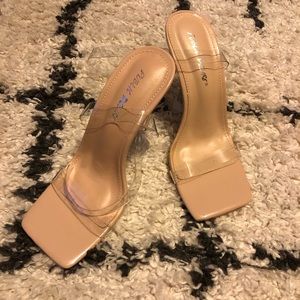 Public Desire Yasmyn Square Toe Heels ✨